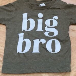 Big Bro Shirt 12-18 months